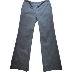 The Limited Womens Cassidy Fit Bootcut Dress Pants Flat Front Size 6R Gray